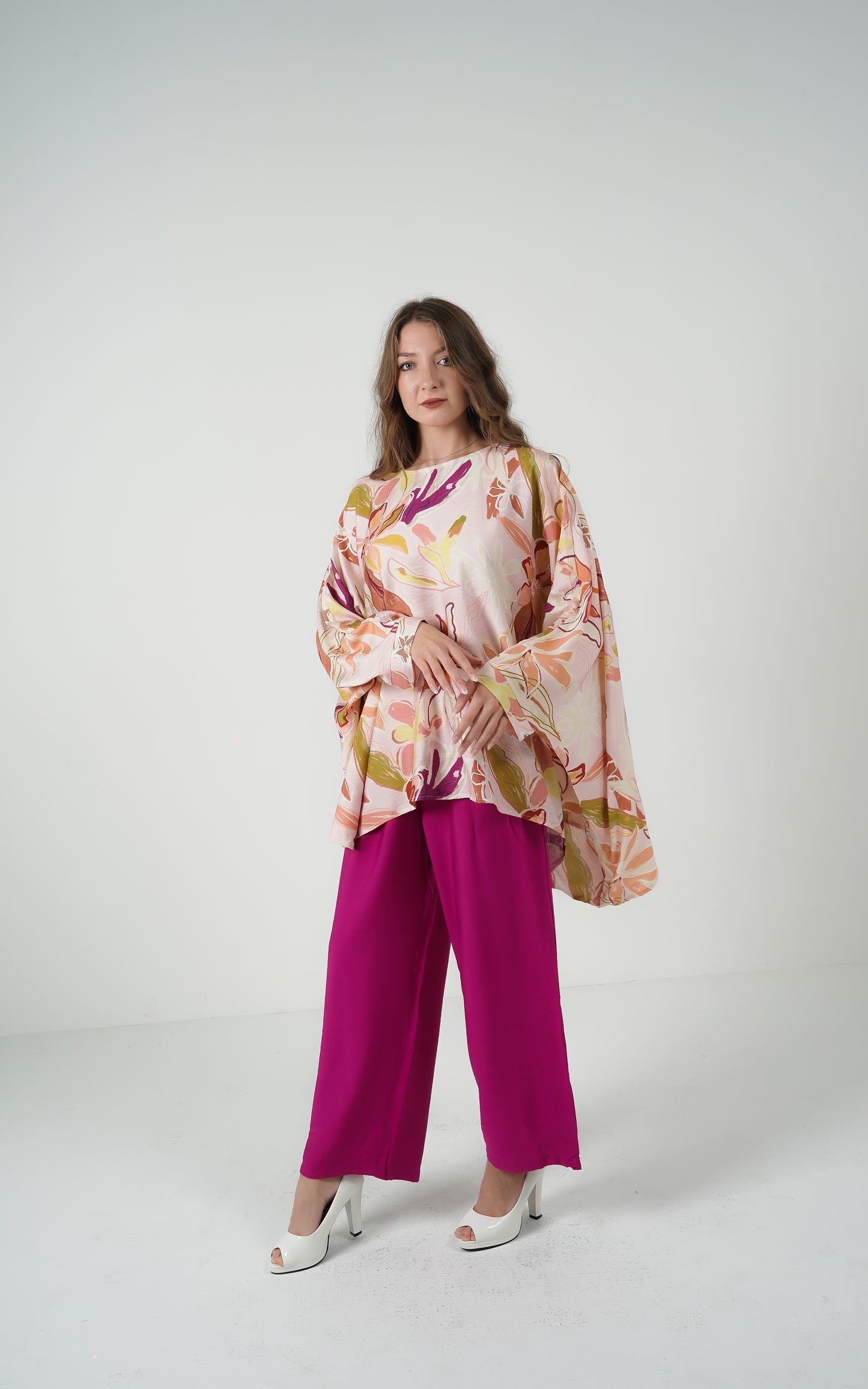 Abstract Elegance Kaftan set