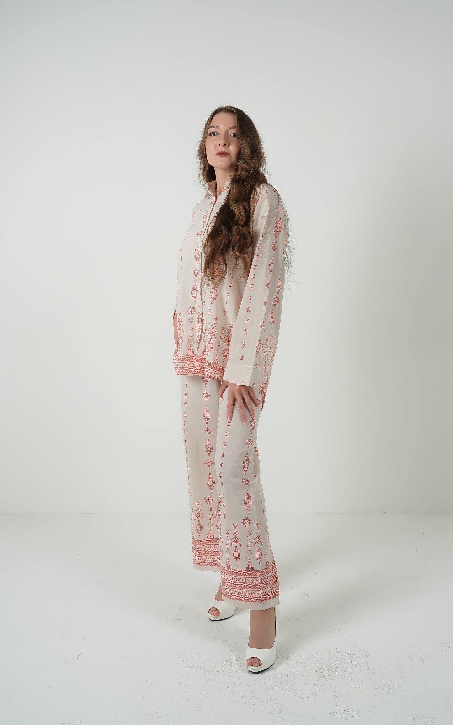 Terracotta Muse Linen Co-Ord Set