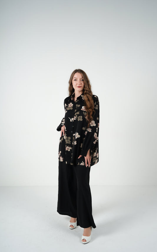 Midnight Bloom Co-Ord Set