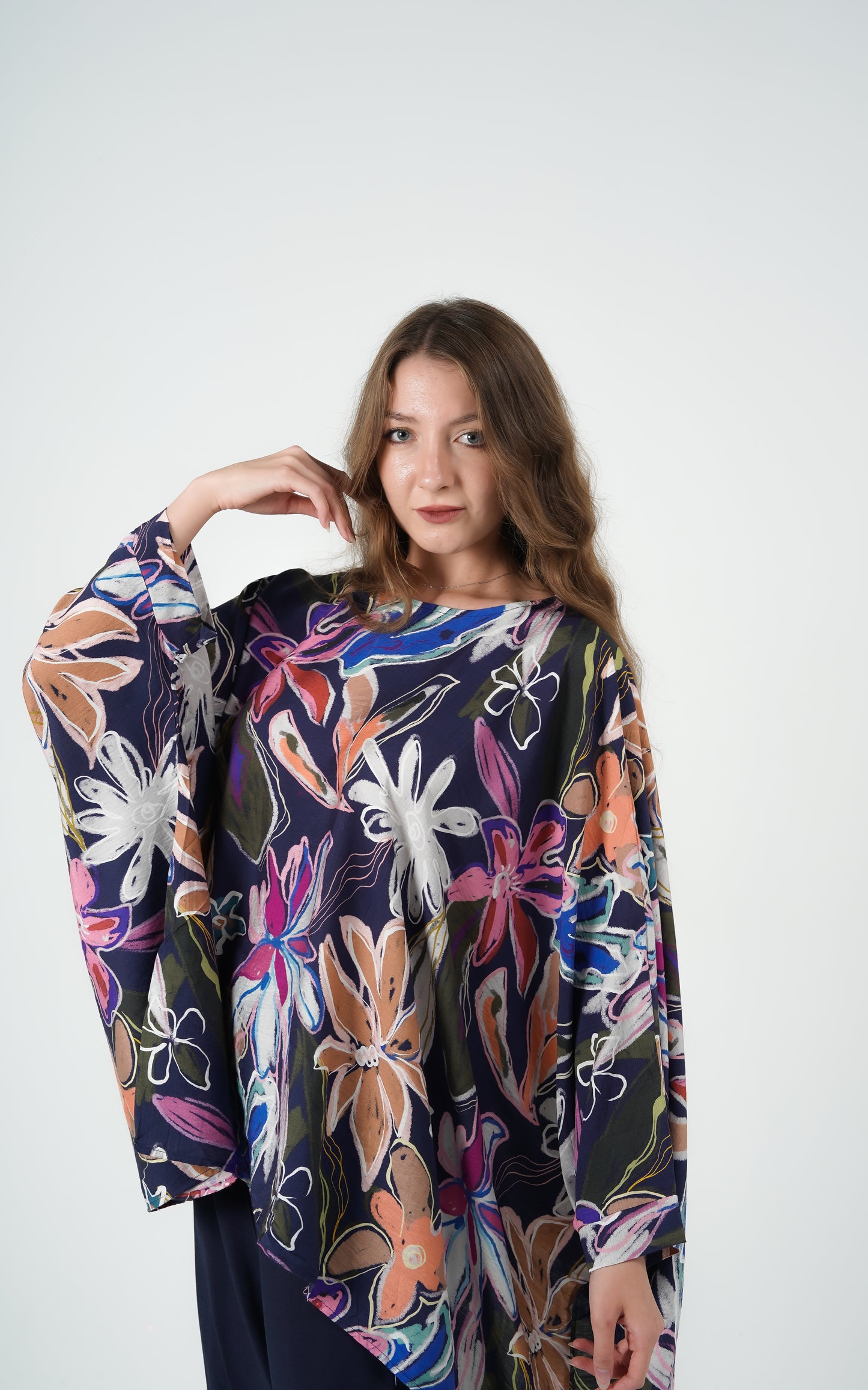 Abstract Elegance Kaftan set