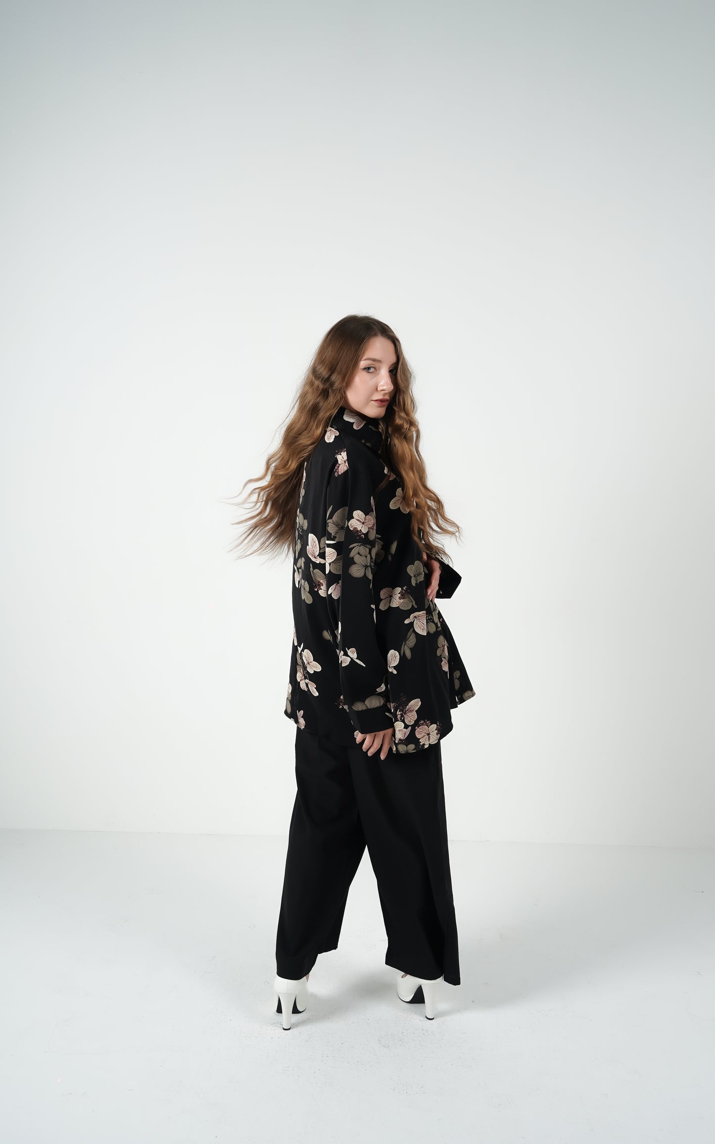 Midnight Bloom Co-Ord Set