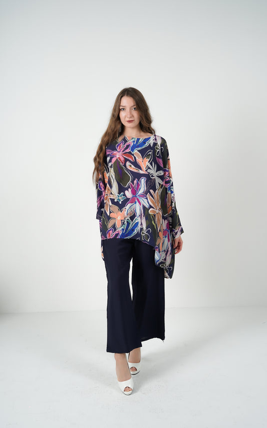 Abstract Elegance Kaftan set