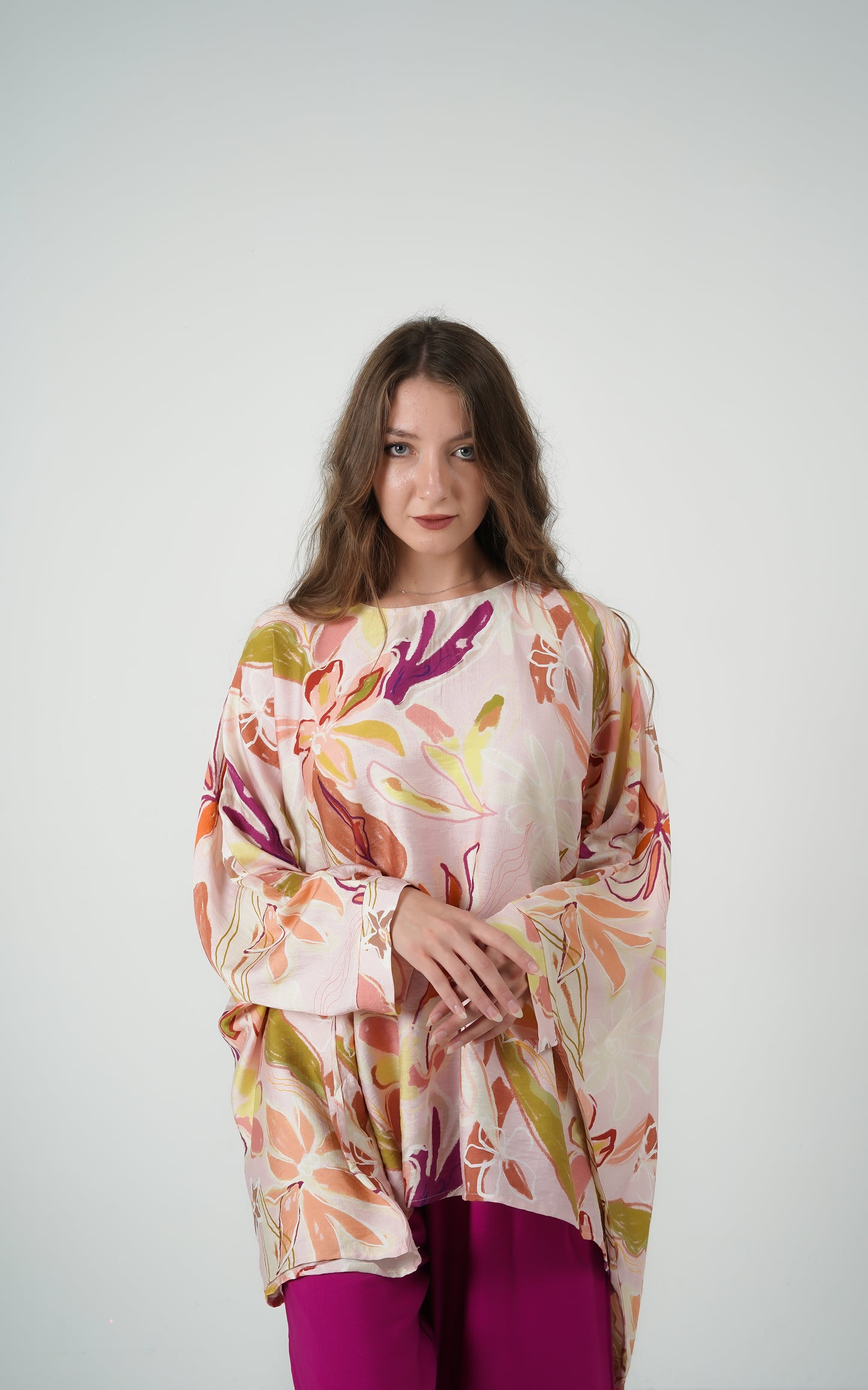 Abstract Elegance Kaftan set