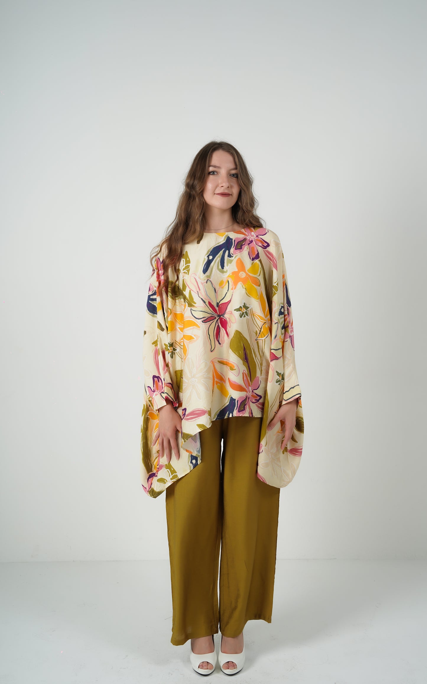 Abstract Elegance Kaftan set