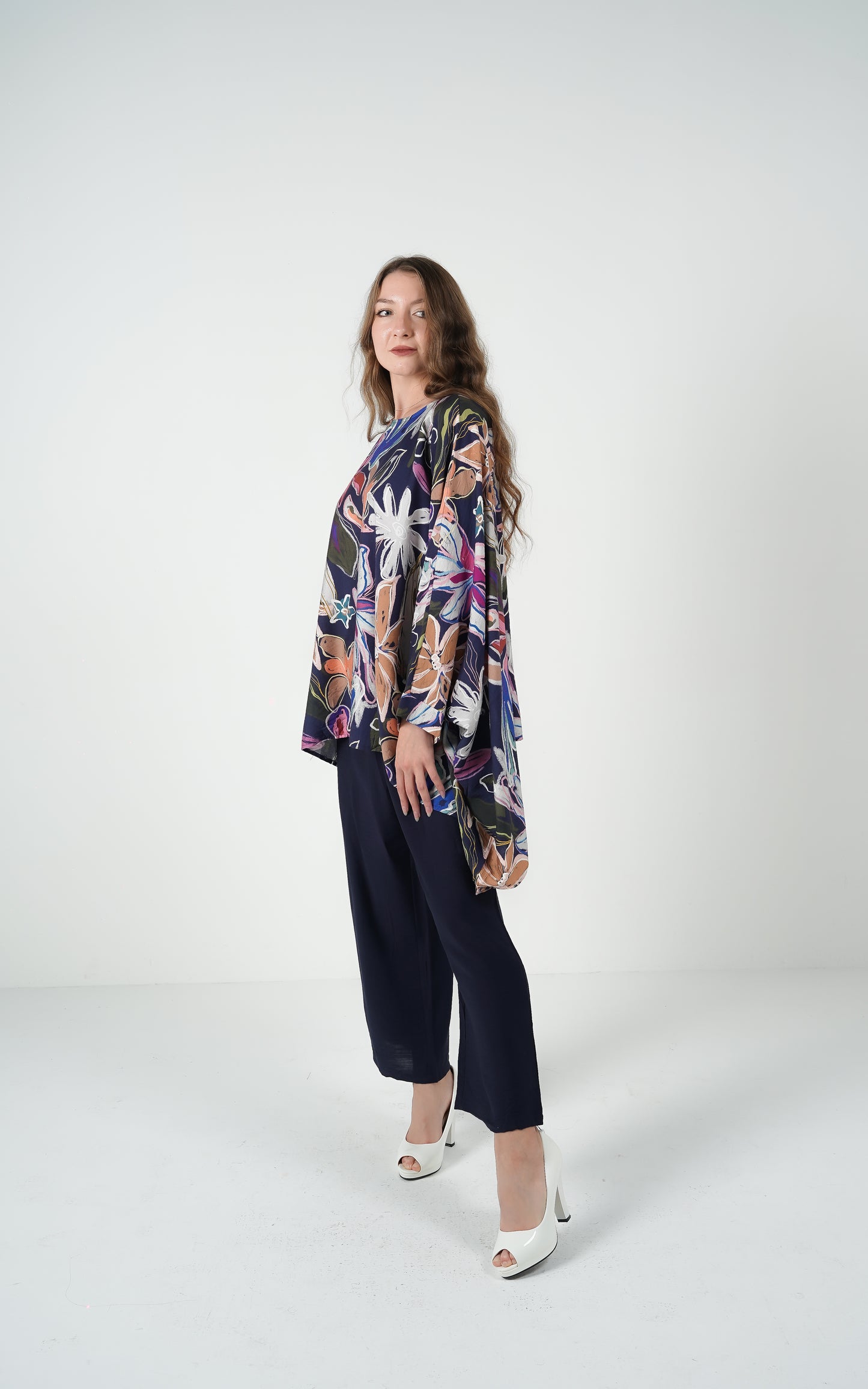 Abstract Elegance Kaftan set