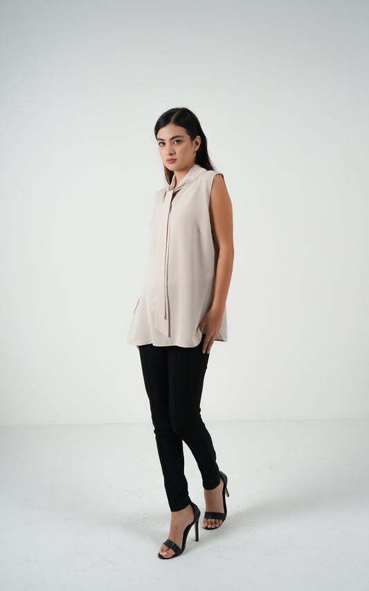 SLEEVELESS TOPS white