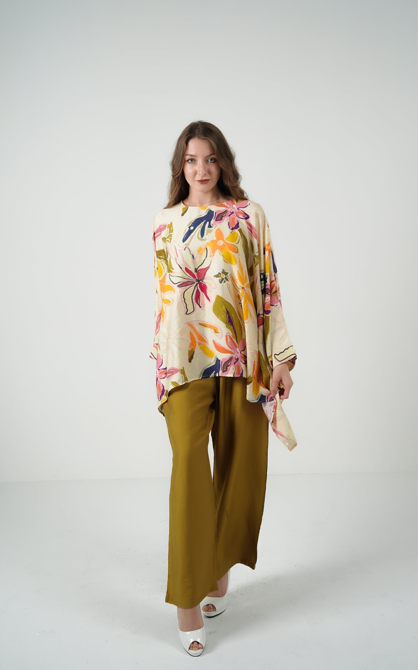 Abstract Elegance Kaftan set