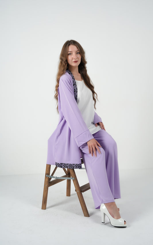 Lilac Luxe 3-Piece Co-Ord Set