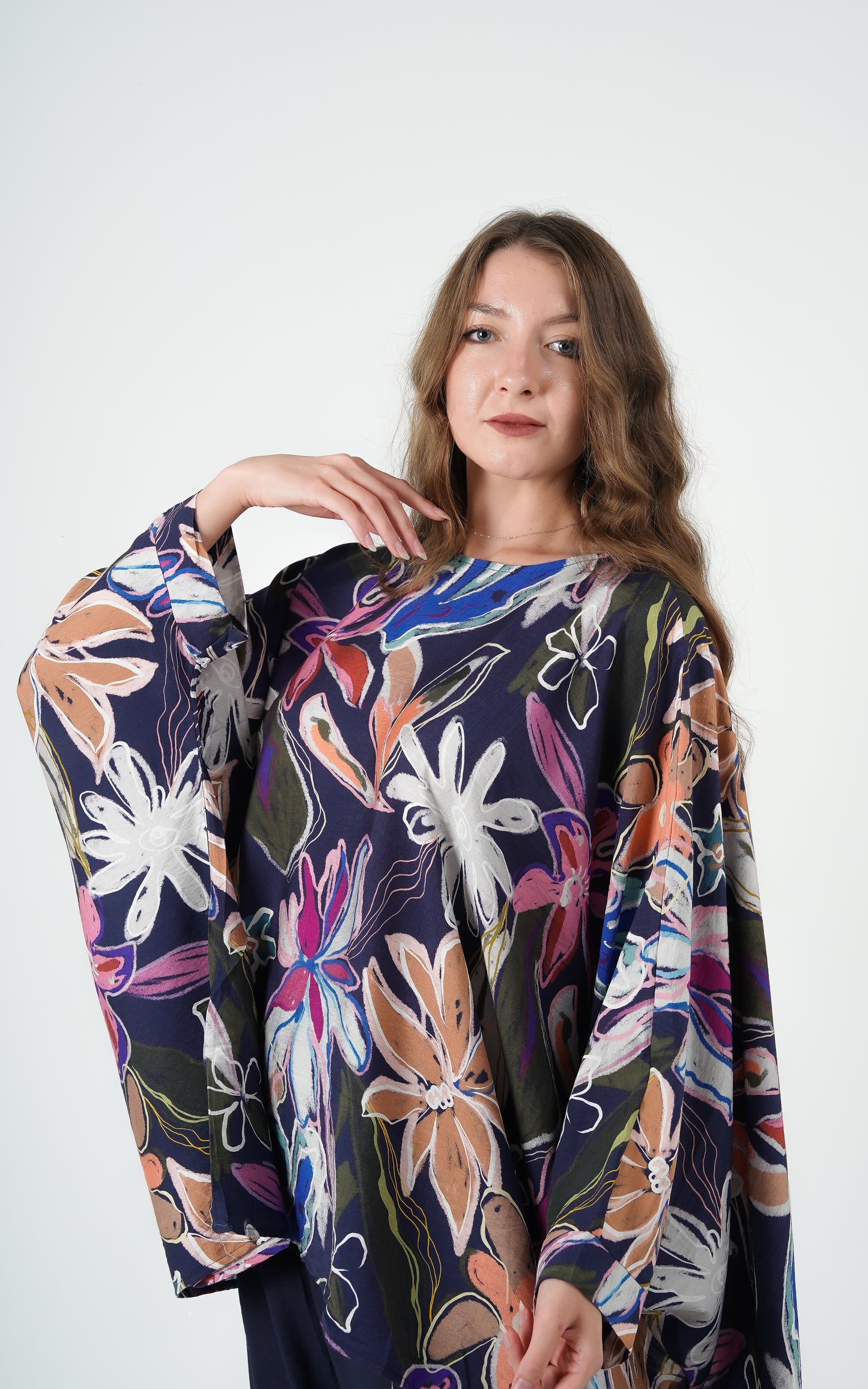 Abstract Elegance Kaftan set
