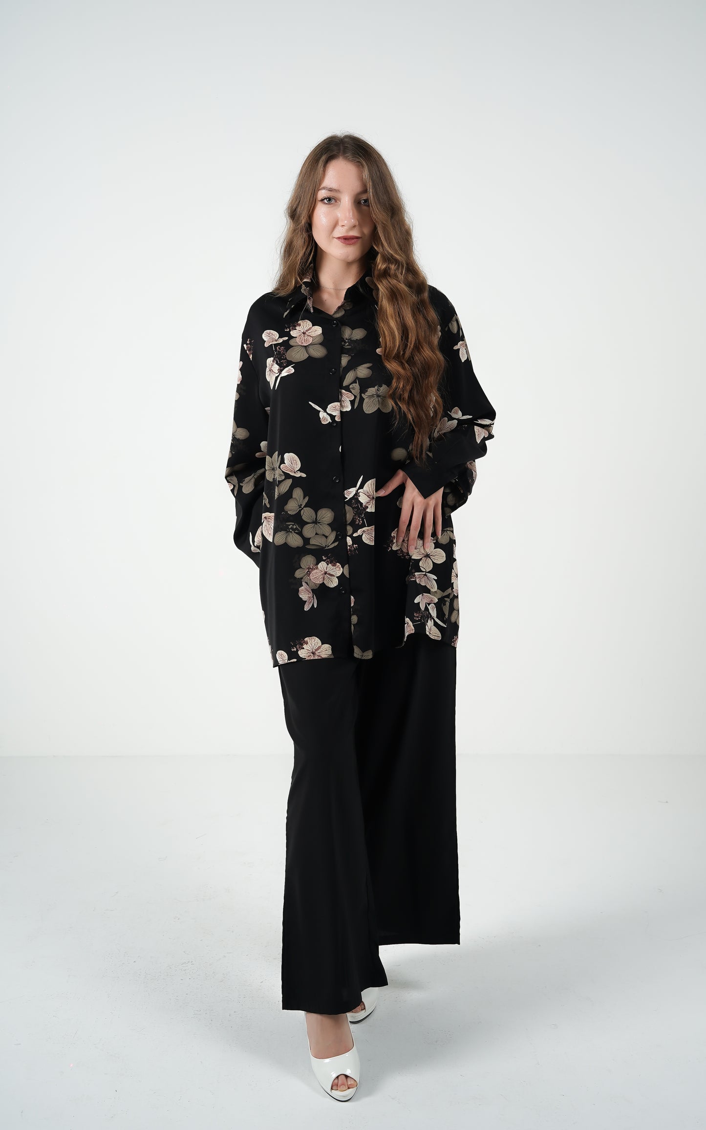 Midnight Bloom Co-Ord Set