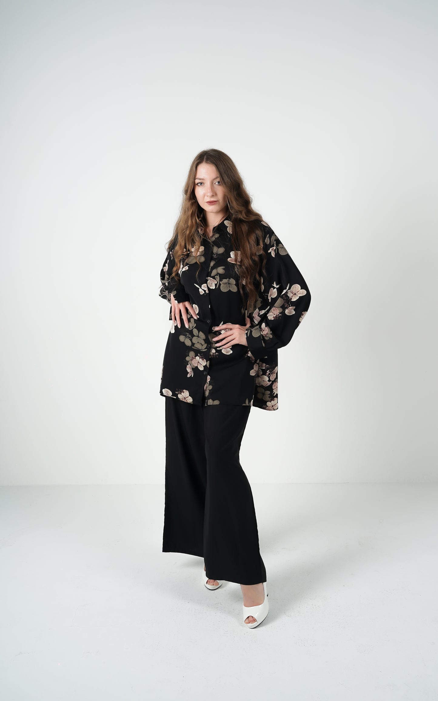 Midnight Bloom Co-Ord Set