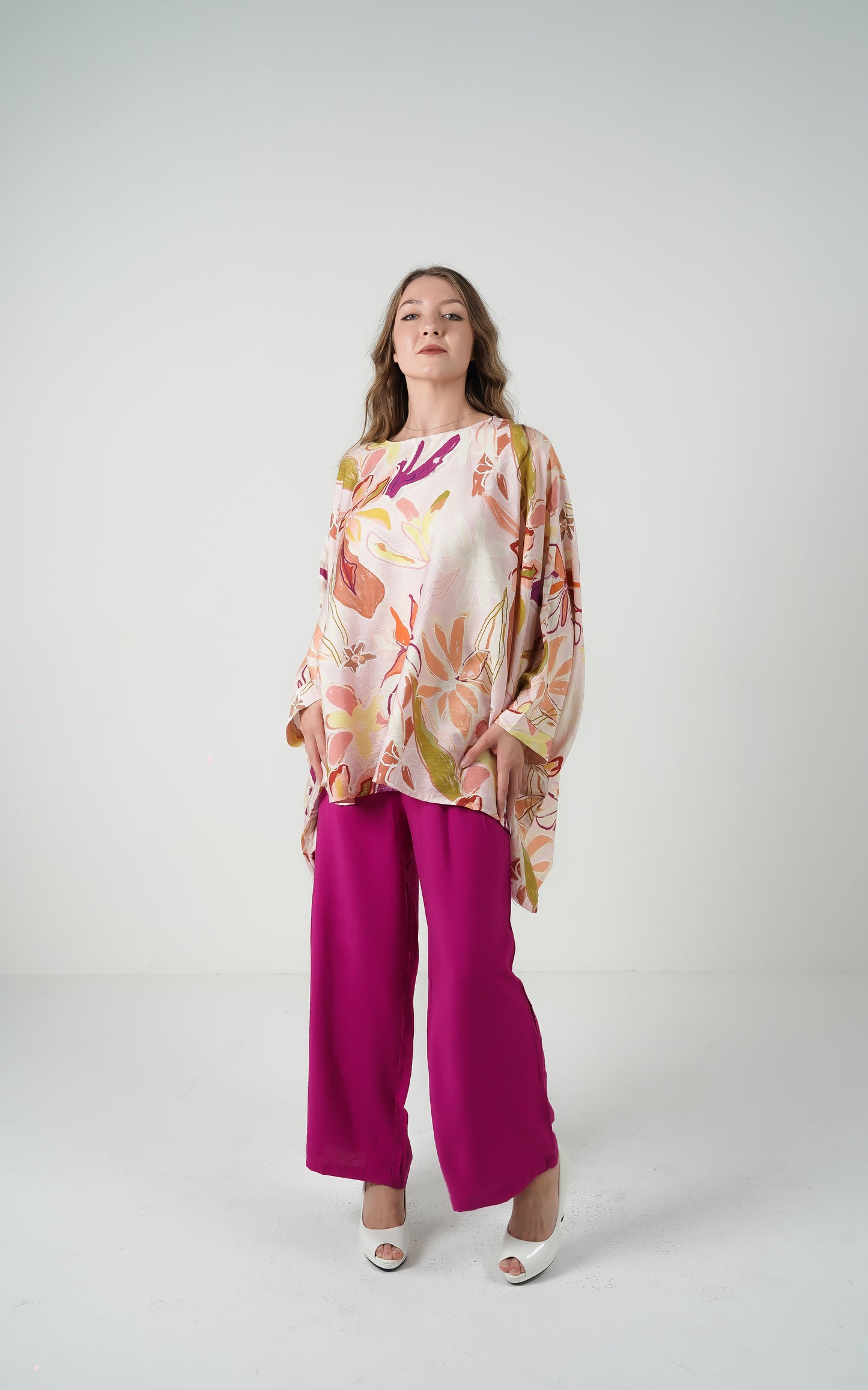 Abstract Elegance Kaftan set