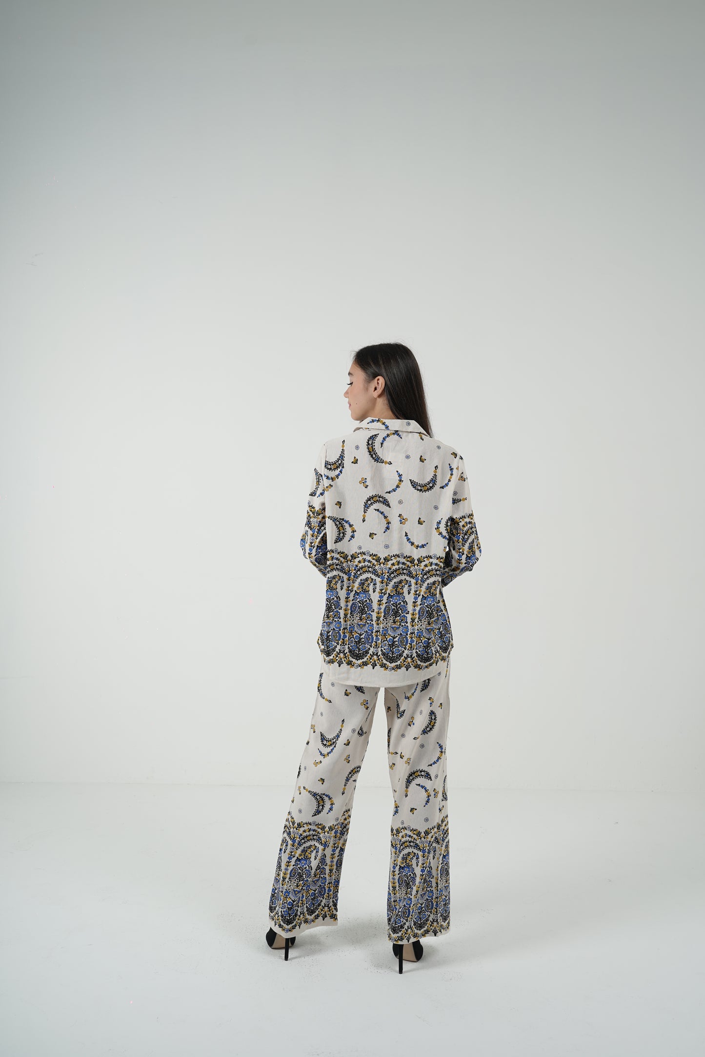 Boho Bloom Linen Co-Ord Set