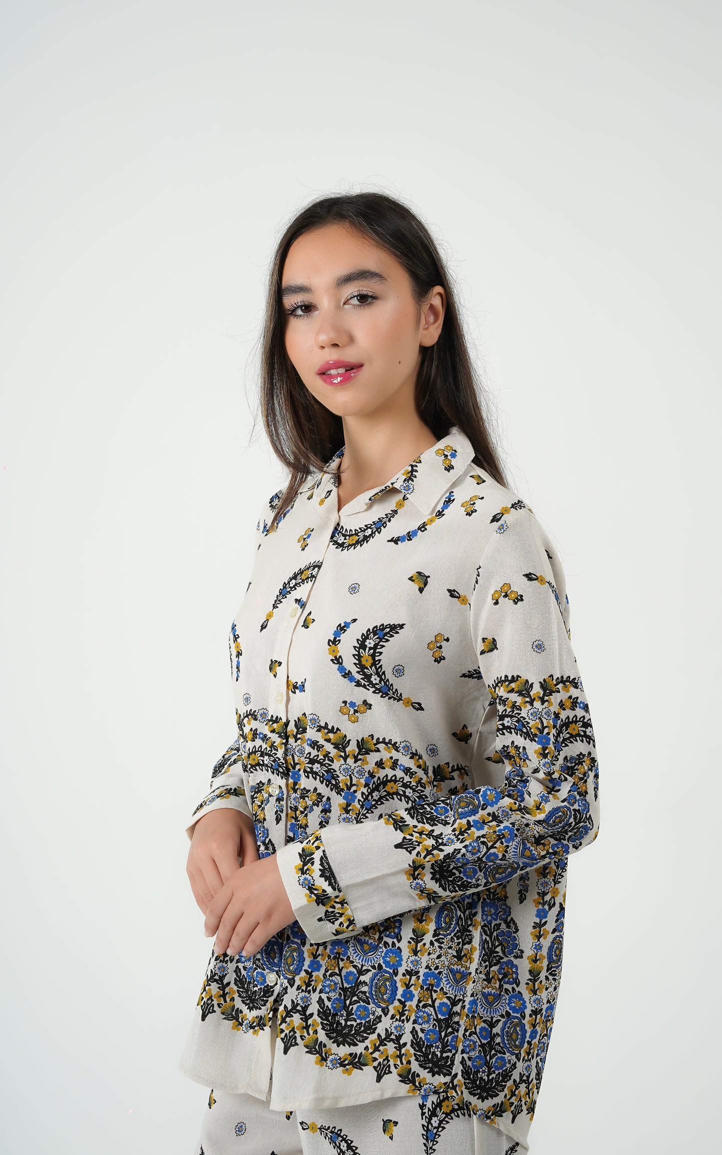 Boho Bloom Linen Co-Ord Set