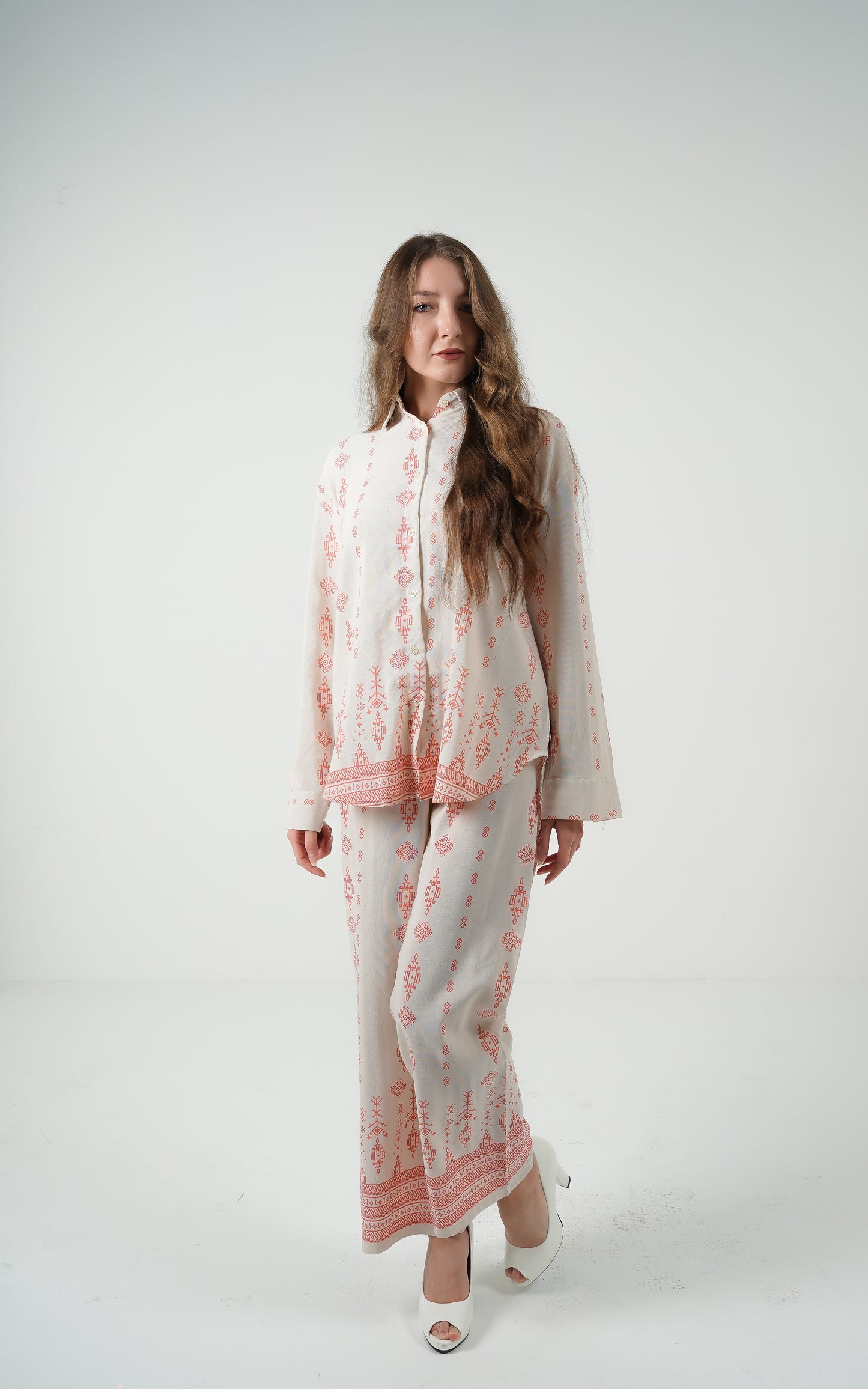 Terracotta Muse Linen Co-Ord Set