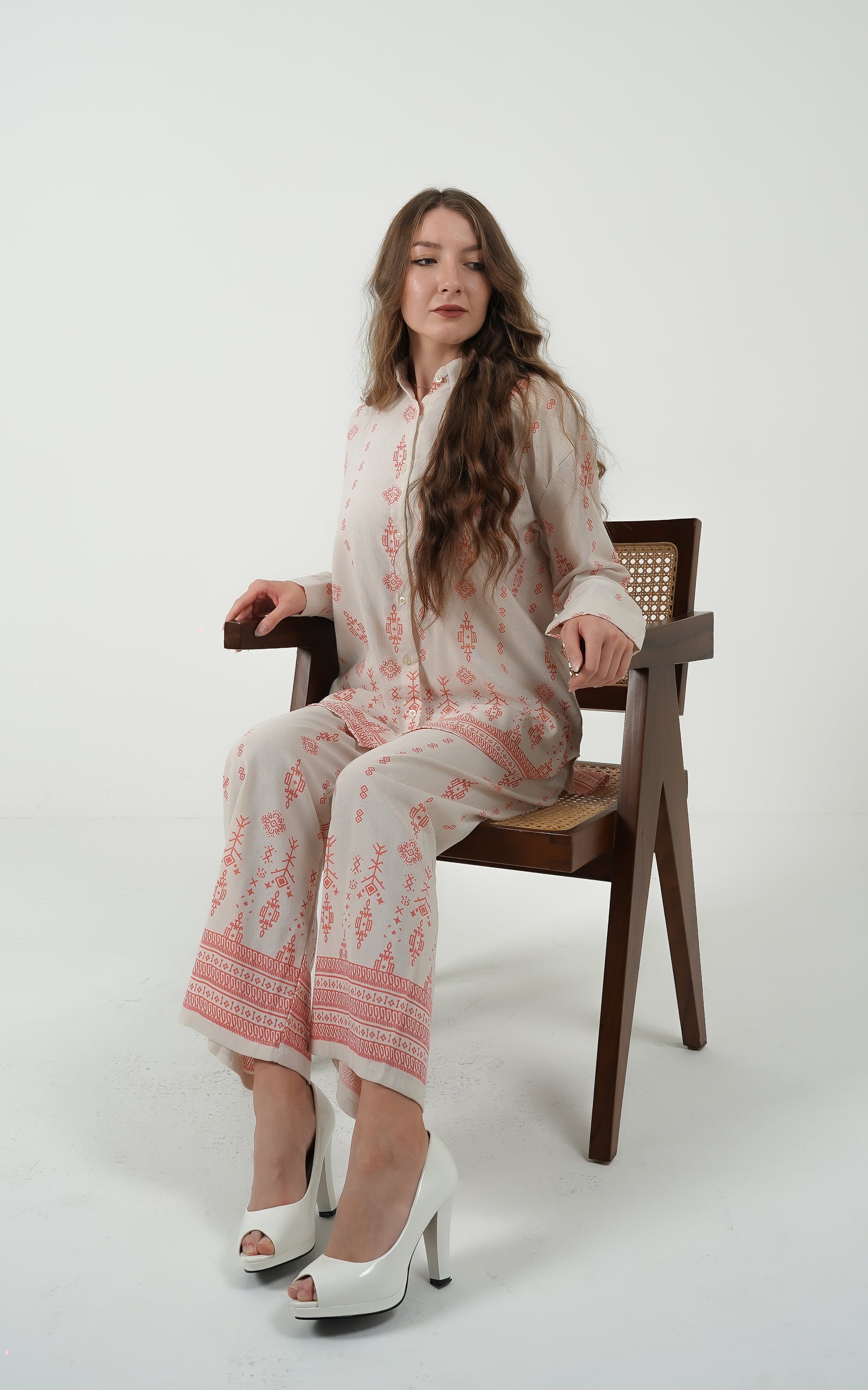 Terracotta Muse Linen Co-Ord Set