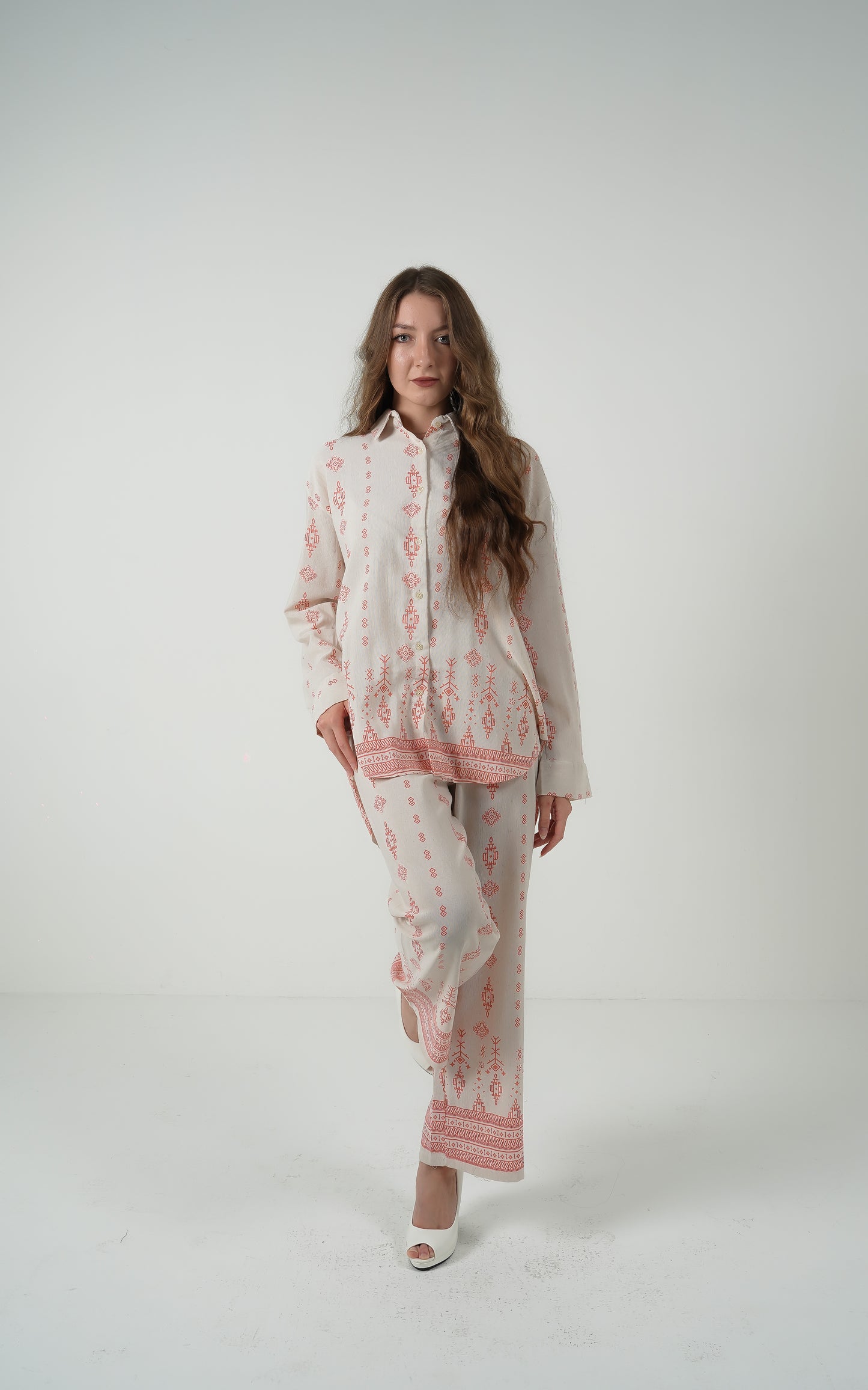 Terracotta Muse Linen Co-Ord Set
