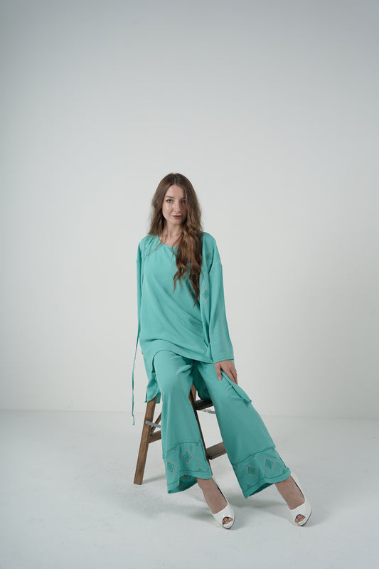 Seafoam Serenity Co-Ord Set